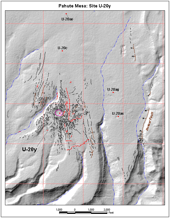 Surface Effects Map of Site U-20y