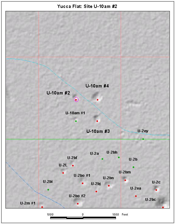 Surface Effects Map of Site U-10am #2