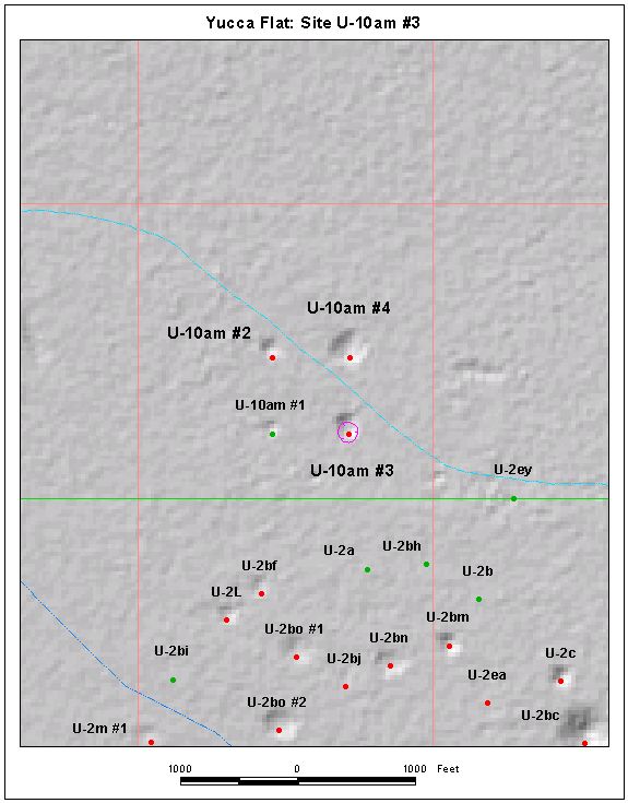 Surface Effects Map of Site U-10am #3