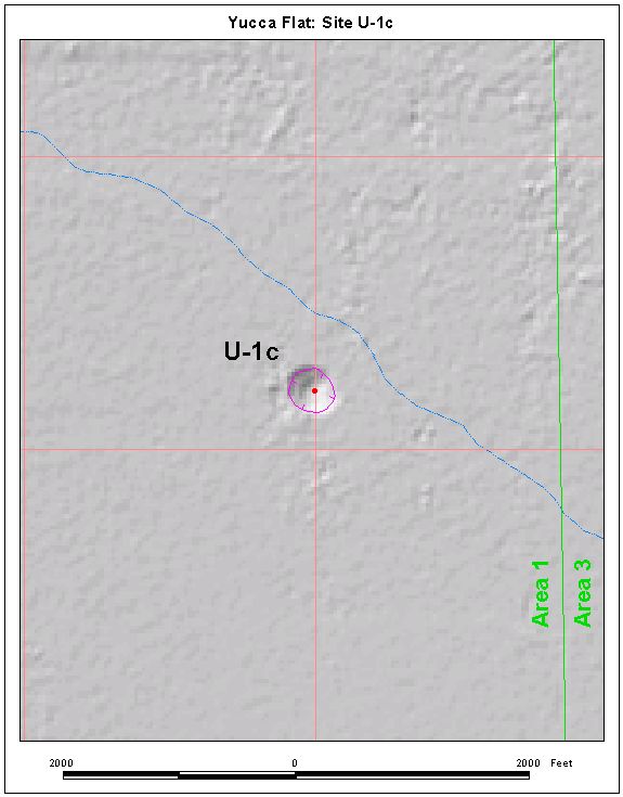 Surface Effects Map of Site U-1c
