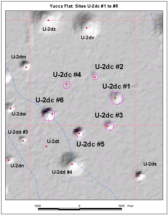 Surface Effects Map of Site U-2dc #2