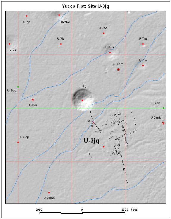 Surface Effects Map of Site U-3jq