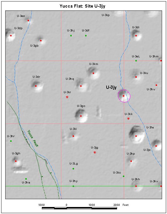 Surface Effects Map of Site U-3jy