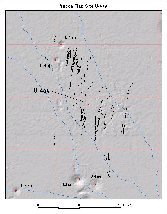 Surface Effects Map of Site U-4av