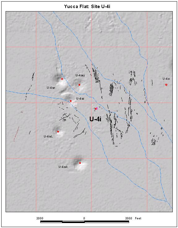Surface Effects Map of Site U-4i
