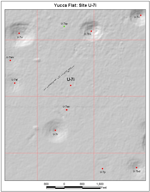 Surface Effects Map of Site U-7i