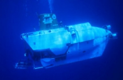 The submersible ALVIN operated by the Woods Hole Oceanographic Institution.