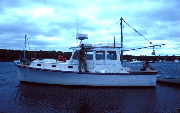 A port-side view of the Research Vessel MISS BESS at mooring.