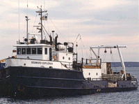 A port-side view of the SEAWARD EXPLORER.