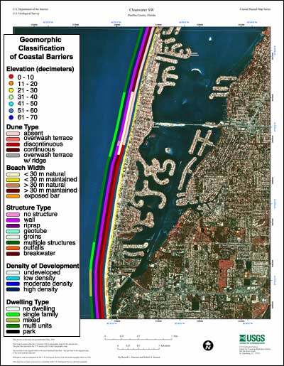 Coastal Classification Map for Clearwater SW