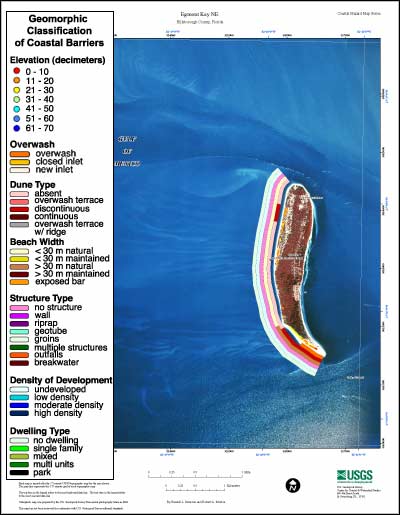 Coastal Classification Map for Egmont Key NE