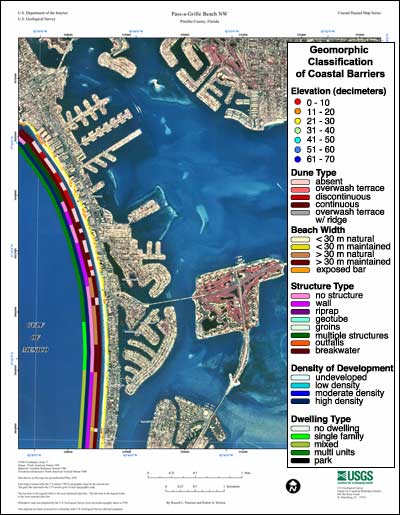 Coastal Classification Map for Pass-a-Grille Beach NW