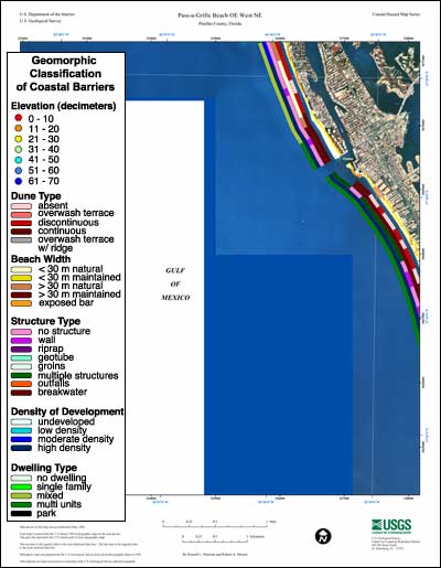 Coastal Classification Map for Pass-a-Grille Beach OE West