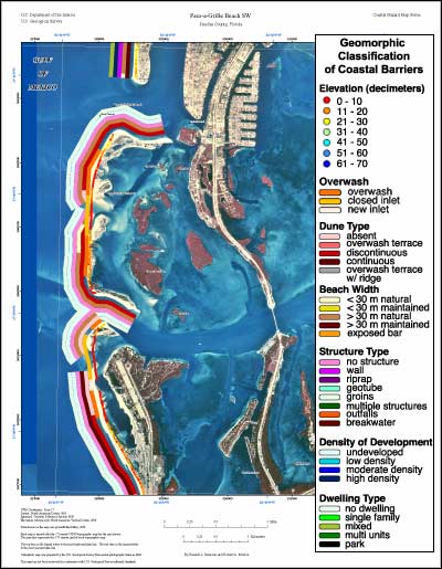 Coastal Classification Map for Pass-a-Grille Beach SW