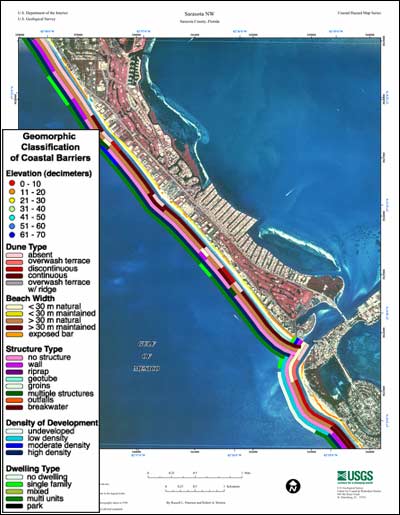 Coastal Classification Map for Sarasota NW