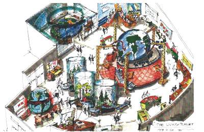 Image of science world.