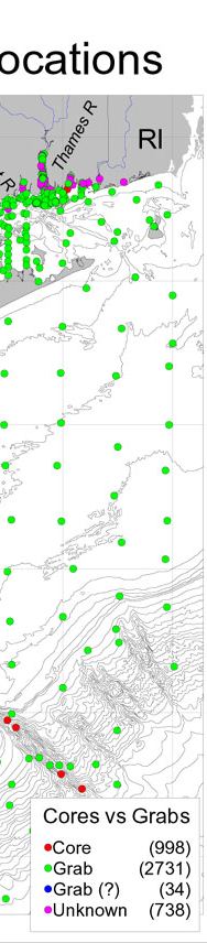 Core and Grab Locations.