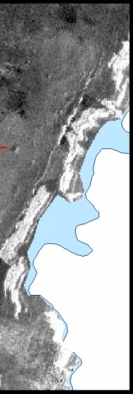 Figure 4. Sidescan-sonar image of part of Iceberg Canyon.