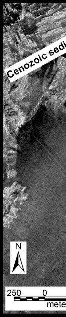 Figure 8. Sidescan-sonar image showing part of Boulder Basin.