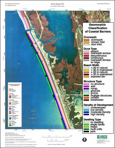 Coastal Classification Map for Bonita Springs NW
