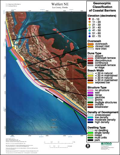 Example Coastal Classification map for Wulfert NE