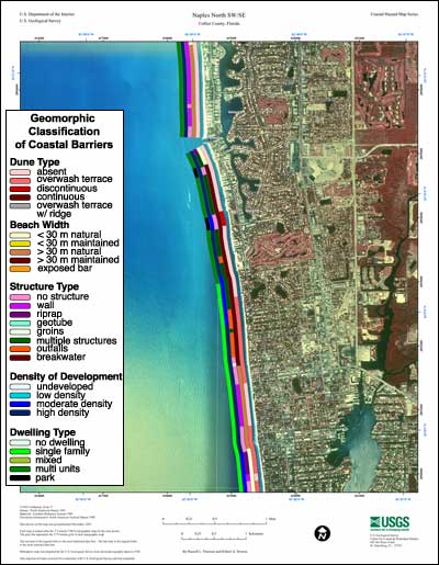 Coastal Classification Map for Naples North SW/SE
