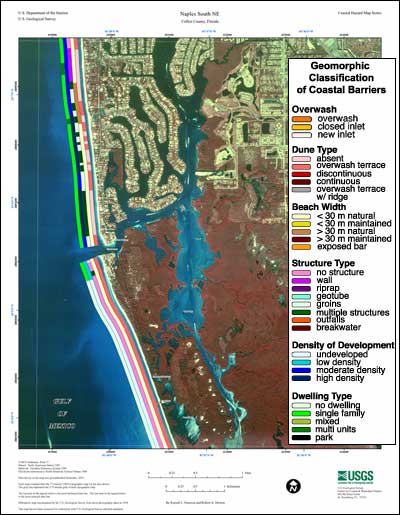 Coastal Classification Map for Naples South NE