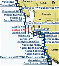 index map, Captiva NW selected