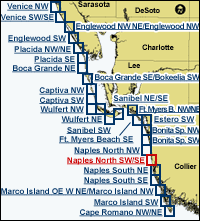 index map, Naples North SW/SE selected