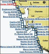 index map, Venice SW/SE selected