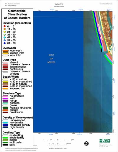 Coastal Classification Map for Wulfert NW