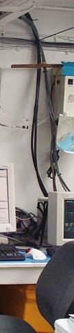 Photo 14.  MCS Geometrics Acquisition computer (left) and Sureshot GI Gun Computer (right).