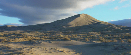 Star dune in Kelso Dunes