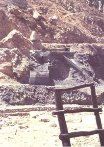 Coal mine at Banos de Chimu