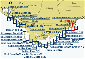 map of panhandle fl St Teresa Se Coastal Classification Atlas Eastern Panhandle map of panhandle fl