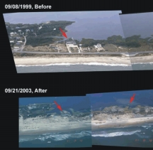Figure 11.  Photo from Hurricane Isabel impact study.