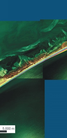 Figure 12D.  Historic shoreline positions D) Ocracoke Island.