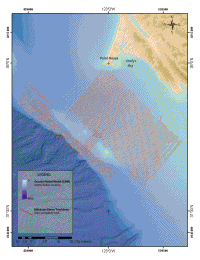 Image showing sidescan-sonar trackline coverage
