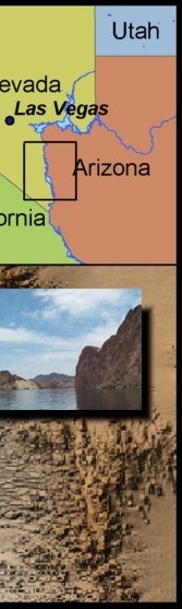 Lake Mohave location and scenic pictures.