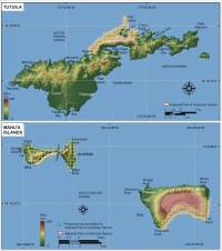 Figure 3. Shoreline grid for National Park of American Samoa. 
