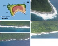 Figure 6. Photographs of geomorphologic features on Ta'u in National Park of American Samoa.