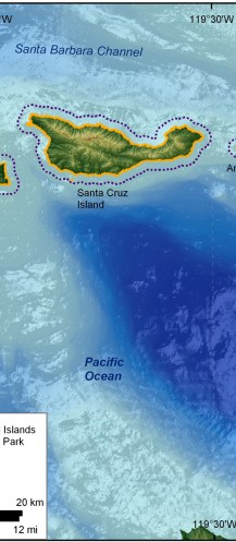 Figure 13.  Mean Tidal Range for Channel Islands National Park.