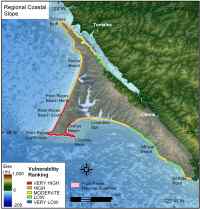 Figure 7. Regional coastal slope for Point Reyes National Seashore.