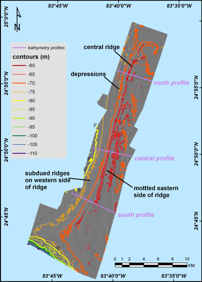 Figure 2 - shaded relief bathymetry