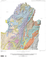 Thumbnail of a geologic map