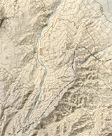 portion of a topographic map