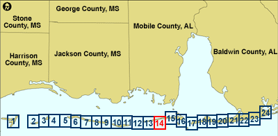 Index map with Fort Morgan Northwest NW highlighted.