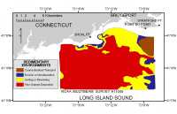 Figure 8. Map showing the distribution of sea-floor sedimentary environments.