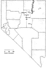 thumbnail image of figure 1 in report: map of Nevada