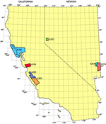 thumbnail image of California and Nevada Index Map